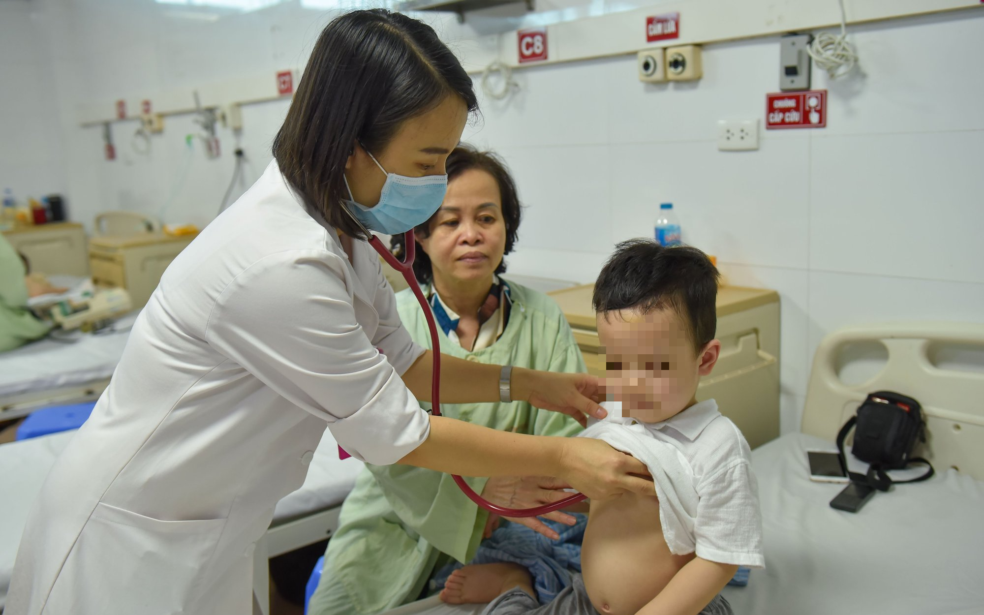 Hanoi increases the number of pediatric patients infected with respiratory syncytial virus RSV